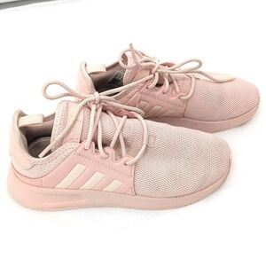 Adidas Cloudfoam Pink Mesh Running Sneakers Women's Size 4 Youth 2‎